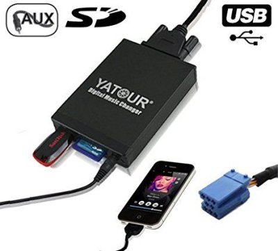 USB / MP3 audio interface с Bluetooth* за RENAULT CLIO, MEGANE, LAGUNA, ESPACE, TWINGO, SCENIC, KANGOO - с 8 пинов порт