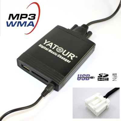 USB / MP3 audio inteface с Bluetooth* за MAZDA 3, 5, 6, 323, RX8, MX5, CX7, MPV, PROTEGE до 2008г.