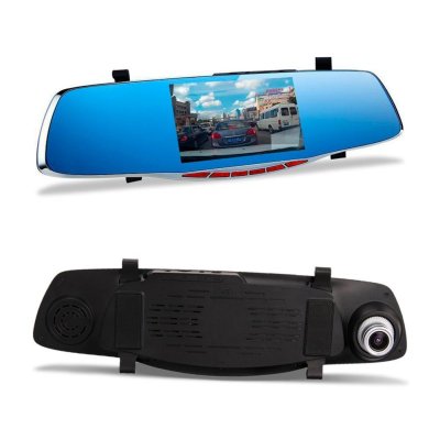 Видеорегистратор 1080 FULL HD с  5" LCD дисплей, камера за задно виждане и G-Sensor