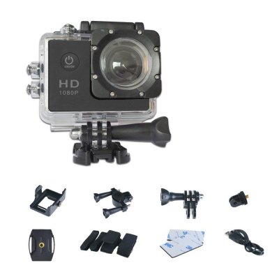 Спортна Екшън Камера Full HD 1080p за Мотор, АТВ, Ски, Колело и Екстремни Спортове