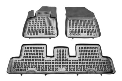 Гумени стелки за Citroen C4 Picasso II  (2013+) - 7 seats - тип леген