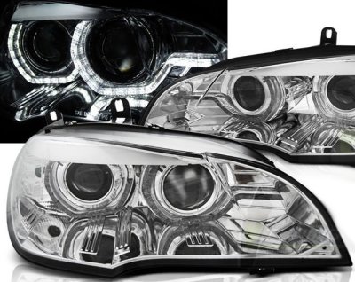 Кристални фарове BMW X5 E70 (2007-2010) - 3D Design