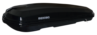 Автобокс Menabo Diamond Duo 209x79x36cm с двустранно отваряне с ключ, 500 литра - черен
